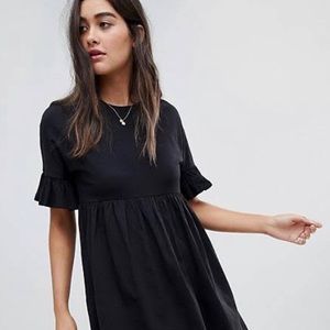 Zara Black Babydoll Dress